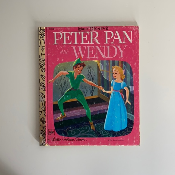 Vintage 1975 Peter Pan Golden Book
